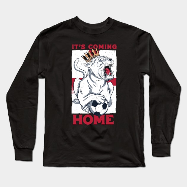 Football Is Coming Home // It's Coming Home // Come On England Long Sleeve T-Shirt by SLAG_Creative